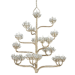Люстра в виде растения Silver Flower Glade варинант исполнения - 3 | Loft Concept в Саратове
