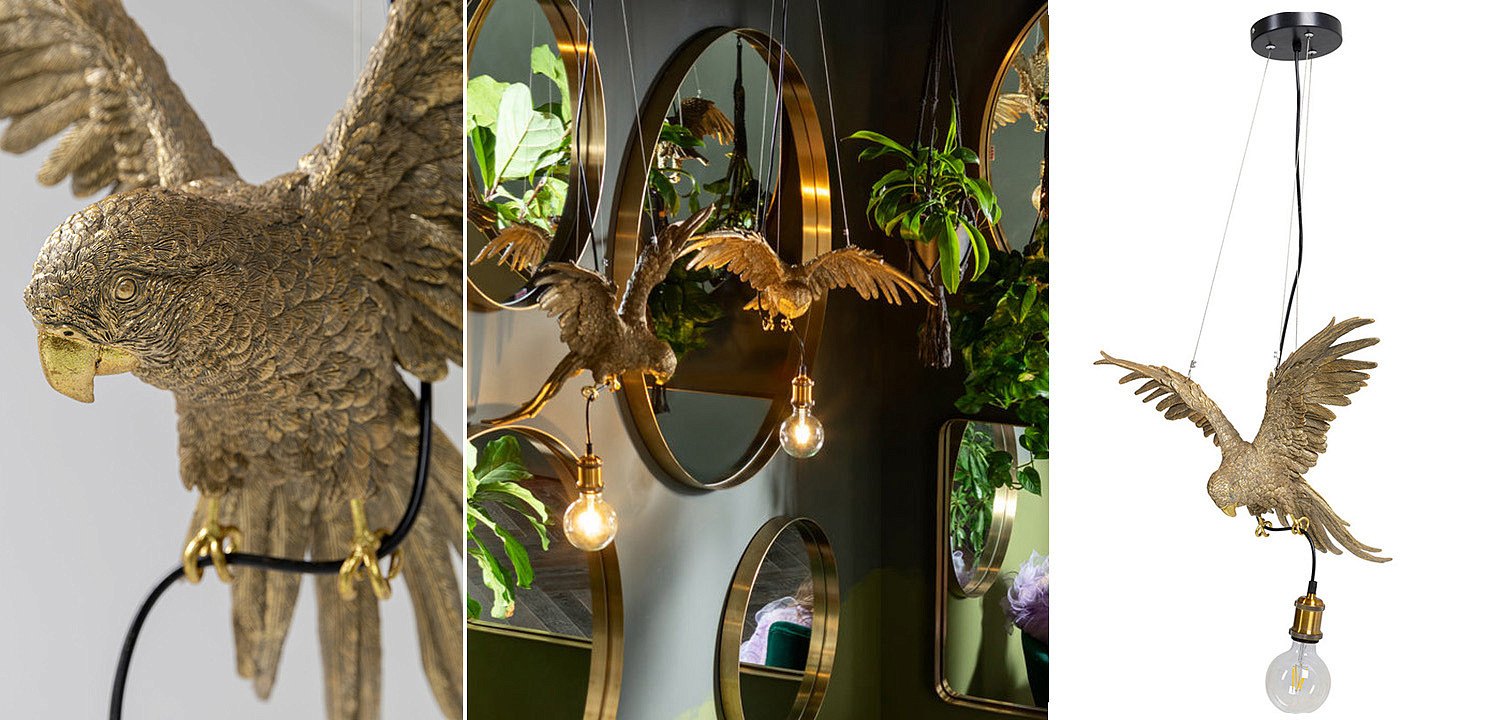 Подвесной Светильник Золотой Попугай Golden Parrot Подвесной Светильник Золотой Попугай Golden Parrot - Loft-Concept в Саратове