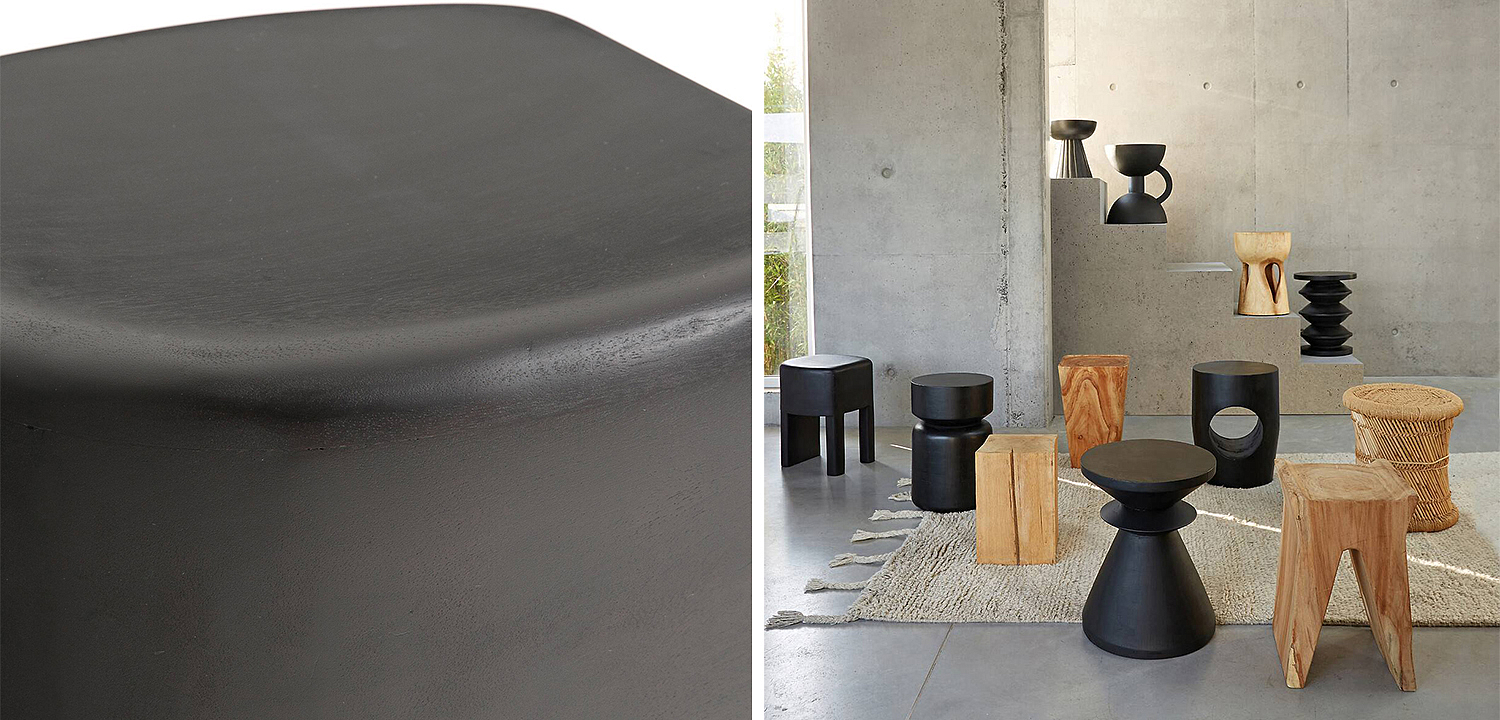 Приставной стол Mordred Mango Black Side Table Приставной стол Mordred Mango Black Side Table - Loft-Concept в Саратове