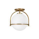 Потолочный светильник с плафоном в форме белого матового шара Hinkley варинант исполнения - 13 | Loft Concept в Саратове