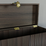 Большой дизайнерский Сундук Elsa Dreams Walnut варинант исполнения - 3 | Loft Concept в Саратове