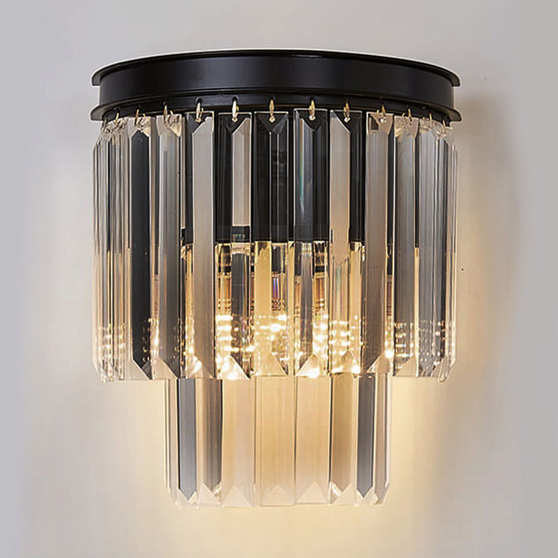 Бра Odeon Smok and Amber crystal  Янтарь (Amber) Стекло Смок в Саратове | Loft Concept 