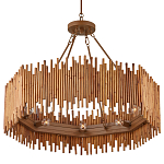 Люстра с абажуром из ротанга Wicker Furniture варинант исполнения - 3 | Loft Concept в Саратове