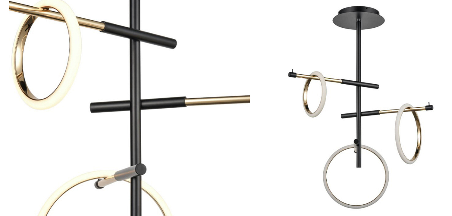 Люстра Jessenia Rings Chandelier 3 Люстра Jessenia Rings Chandelier 3 - Loft-Concept в Саратове