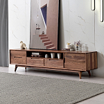 Тумба под телевизориз массива дерева TV Stand made of Walnut Wood варинант исполнения - 1 | Loft Concept в Саратове