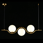 Люстра подвесная светодиодная Jagna 2 Gold and White варинант исполнения - 2 | Loft Concept в Саратове