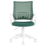 Офисное кресло с основанием из белого пластика Desk chairs Green варинант исполнения - 2 | Loft Concept в Саратове