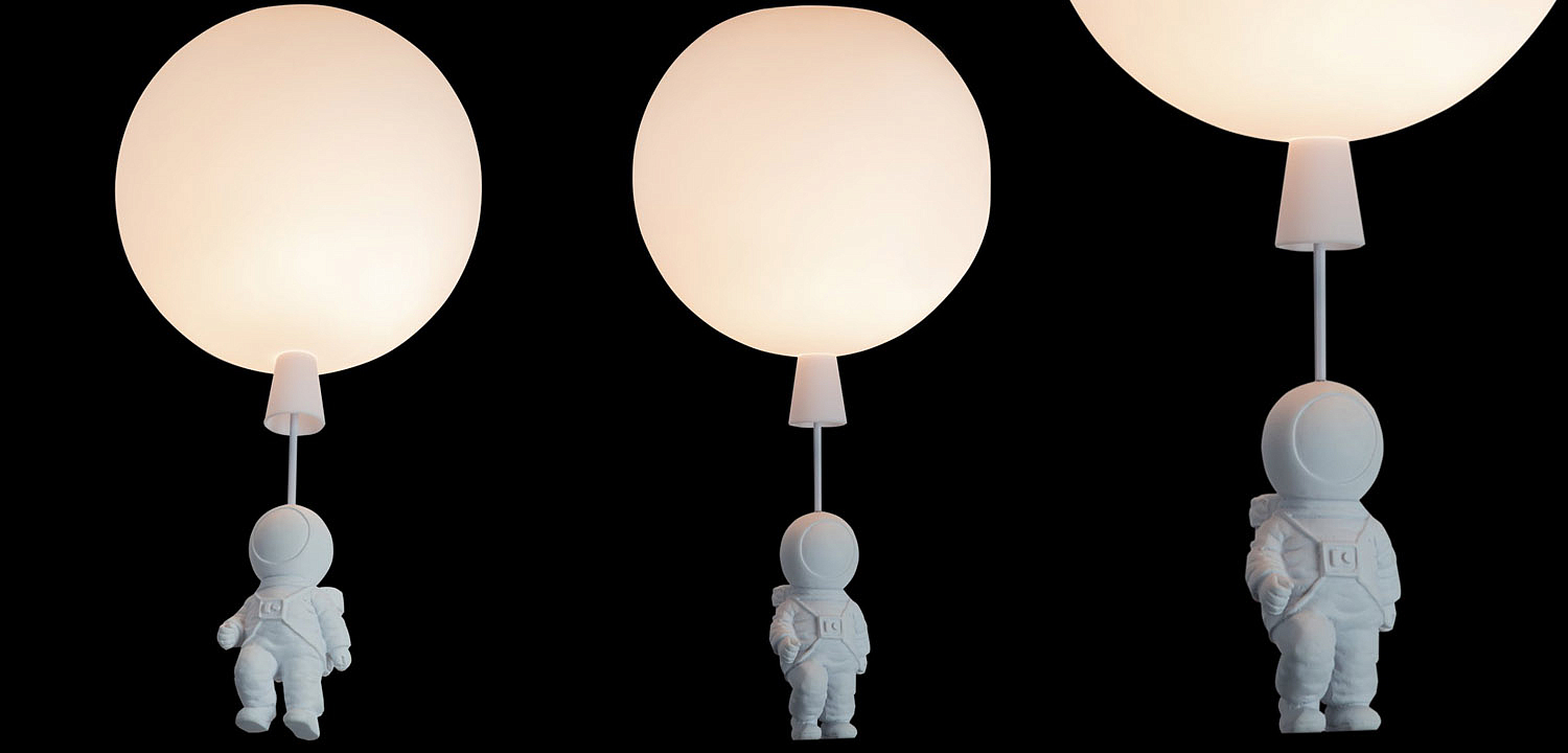 Потолочный светильник Cosmonaut white ball Потолочный светильник Cosmonaut white ball - Loft-Concept в Саратове