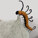 Статуэтка фантастический фрукт Exotic Tropical Fruit orange and white 67 варинант исполнения - 3 | Loft Concept в Саратове