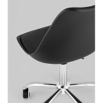 Офисный стул на металлическом основании EGGERY Black пластик варинант исполнения - 3 | Loft Concept в Саратове