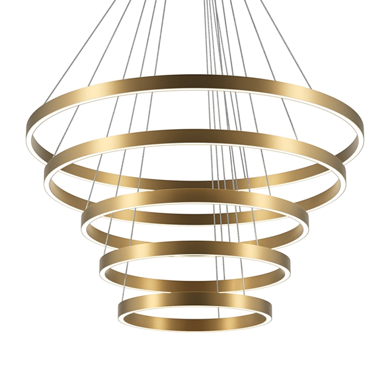 Люстра подвесная Rim 2600-3500К Латунь в Саратове | Loft Concept 