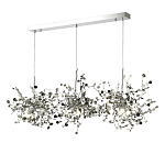 Люстра подвесная из трех частей с металлическими круглыми элементами Terzani Argent варинант исполнения - 7 | Loft Concept в Саратове