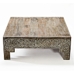 Кофейный стол Carved Сoffee table ручная резьба по дереву варинант исполнения - 1 | Loft Concept в Саратове