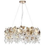 Люстра с декоративными подвесками из прозрачного стекла в форме монеток FAIRYTREE Light варинант исполнения - 10 | Loft Concept в Саратове