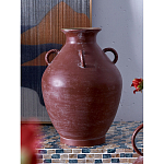 Ваза бордовая с 4-мя фактурными ручками Vase Burgundy Glaze варинант исполнения - 4 | Loft Concept в Саратове
