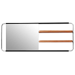 Настенное зеркало с двумя полками Two Shelves Functional Mirrors варинант исполнения - 1 | Loft Concept в Саратове