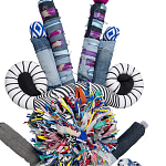 Кукла из джинсы Rusalka Upcycling варинант исполнения - 2 | Loft Concept в Саратове