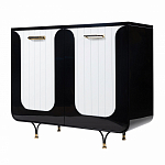 Черно-белый распашной комод Accordo варинант исполнения - 2 | Loft Concept в Саратове