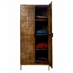 Распашной шкаф с фактурным фасадом Termite варинант исполнения - 3 | Loft Concept в Саратове