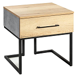 Тумба прикроватная с ящиком в стиле лофт Urban Style Space 2 варинант исполнения - 2 | Loft Concept в Саратове