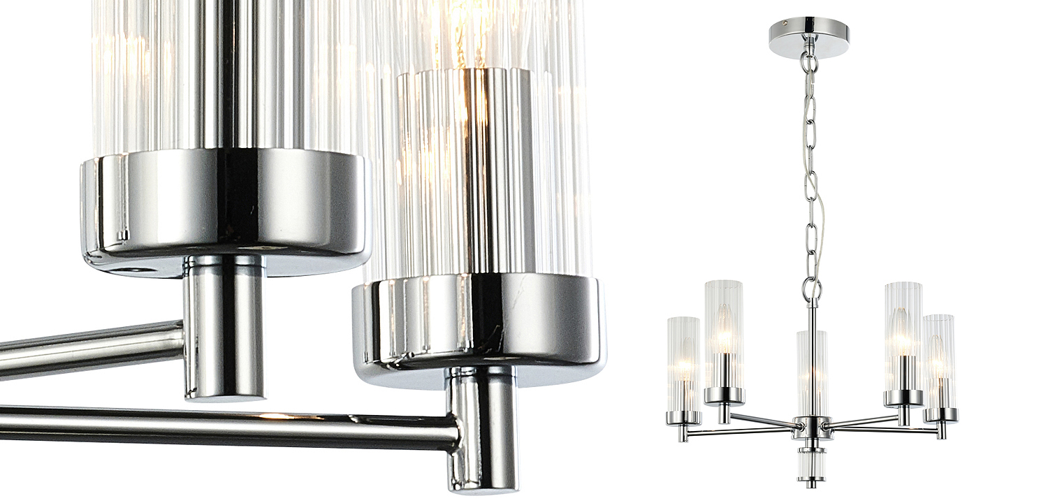 Люстра Jeanette Chandelier Chromium 46 Люстра Jeanette Chandelier Chromium 46 - Loft-Concept в Саратове