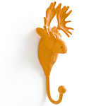 Настенный крючок голова оленя Deer Wall Hook Mustard варинант исполнения - 2 | Loft Concept в Саратове