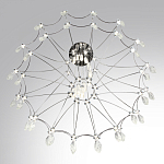 Люстра подвесная из металла с хрустальными прозрачными подвесками Quasar 81 варинант исполнения - 11 | Loft Concept в Саратове