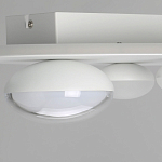 Потолочный светильник овальной формы белого цвета с 7-ю лампами Lunar Pebbles варинант исполнения - 10 | Loft Concept в Саратове