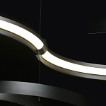 Люстра подвесная светодиодная в виде волнообразной ленты Ribbon Vortex варинант исполнения - 6 | Loft Concept в Саратове