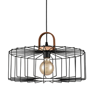 Подвесной светильник Cage Wire Color black D42