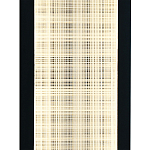 Светодиодное прямоугольное бра из металла черного цвета Lattice Lux варинант исполнения - 3 | Loft Concept в Саратове