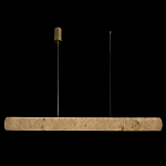 Подвесной светильник линейный цилиндрической формы из натурального алебастра Alabaster Geometry варинант исполнения - 1 | Loft Concept в Саратове