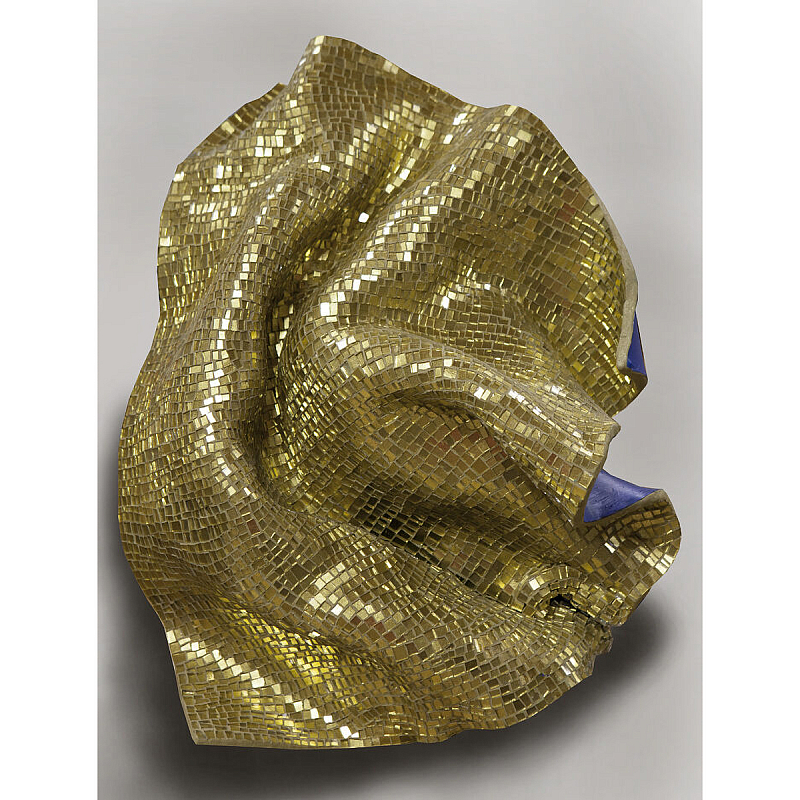 Панно «Reflection» Золотой Синий в Саратове | Loft Concept 