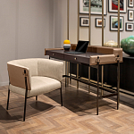 Письменный стол прямоугольный с 2-мя выдвижными ящиками Bristol варинант исполнения - 4 | Loft Concept в Саратове