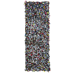 Ковер прямоугольный разноцветный из джинсовой одежды Zero Waste варинант исполнения - 1 | Loft Concept в Саратове