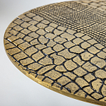 Кофейный столик с металлической столешницей Amphibian варинант исполнения - 3 | Loft Concept в Саратове