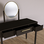 Туалетный Стол с зеркалом Primo Темный орех варинант исполнения - 7 | Loft Concept в Саратове