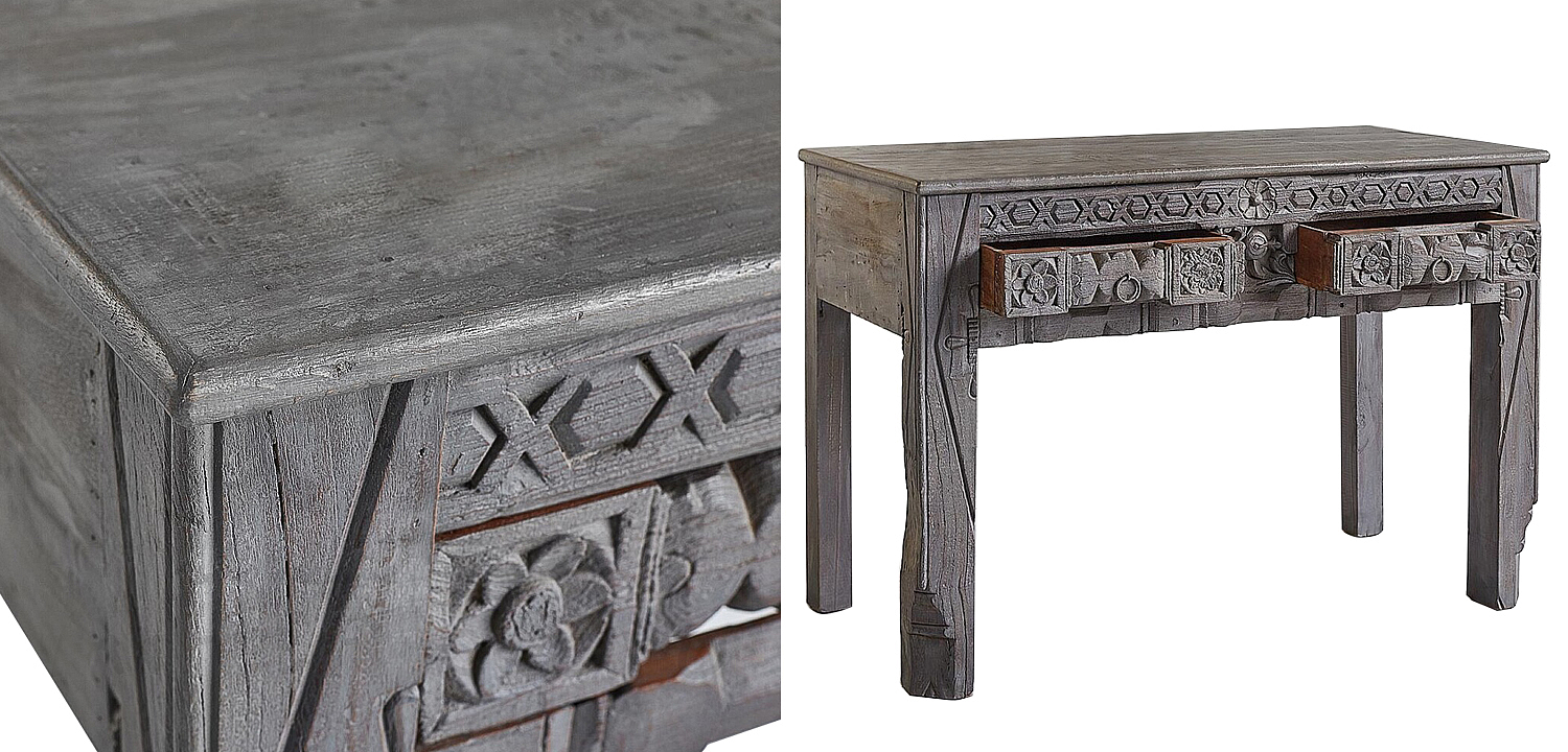 Консоль Sadhika Grey Mango Console Консоль Sadhika Grey Mango Console - Loft-Concept в Саратове