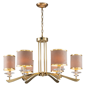 Люстра цвета латуни Salony D78 см