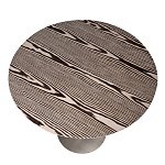 Стол барный круглый высокий с полосатым узором Zebroids варинант исполнения - 2 | Loft Concept в Саратове