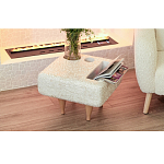 Керамический столик на деревянных ножках «Квадро» варинант исполнения - 7 | Loft Concept в Саратове