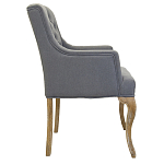 Кресло Mason Classical Armchair grey flax варинант исполнения - 1 | Loft Concept в Саратове