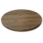 Стол журнальный c коричневой круглой столешницей на трех металлических ножках Charm Coffee Table варинант исполнения - 2 | Loft Concept в Саратове