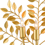 Бра с 3-мя лампами и декором в виде веток с листьями Little Twigs варинант исполнения - 1 | Loft Concept в Саратове