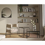 Зеркало круглое в металлической оправе Urban Style Space варинант исполнения - 1 | Loft Concept в Саратове