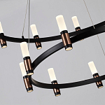 Люстра подвесная с двумя круглыми ярусами и цилиндрическими плафонами Arnaut Light варинант исполнения - 5 | Loft Concept в Саратове