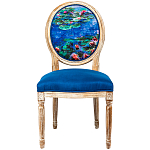 Стул из натурального бука с цветочным принтом Impressionism in Art варинант исполнения - 1 | Loft Concept в Саратове