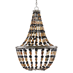 Люстра каплевидной формы с подвесками в виде декоративных бусин Flat Beads варинант исполнения - 3 | Loft Concept в Саратове