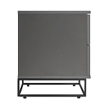 Тумба прикроватная цвета графит с ящиками Strict Lines варинант исполнения - 6 | Loft Concept в Саратове