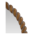 Зеркало с текстурной рамой из натурального дерева  Pine Wall Mirror варинант исполнения - 4 | Loft Concept в Саратове